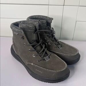 HEY DUDE Gray High-Top Boots